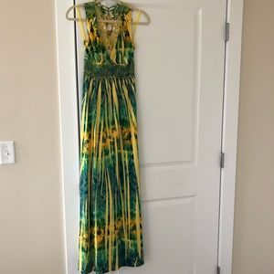 Tie dyed maxi dress
